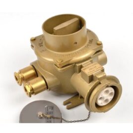 CZKLS3-2/415 Haixing marine large brass socket with switch